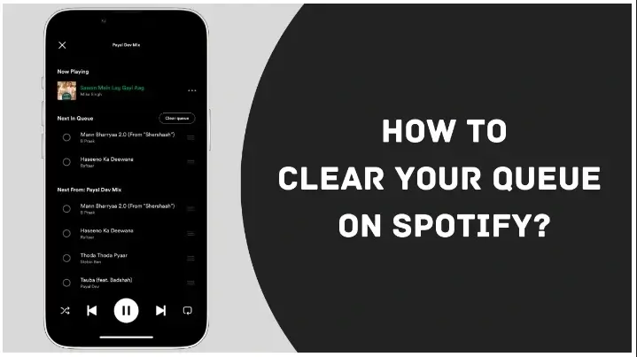 How to clear the queue on Spotify